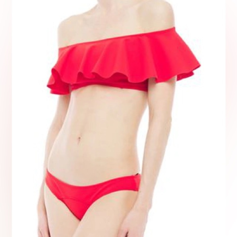 Lisa Marie Fernandez Mira Flounce Swimsuit Sz 2
